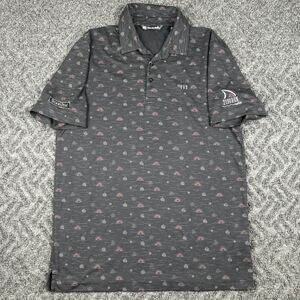 Travis Mathew Polo Shirt Men’s M Tiburon Naples AOP Golf Southwest